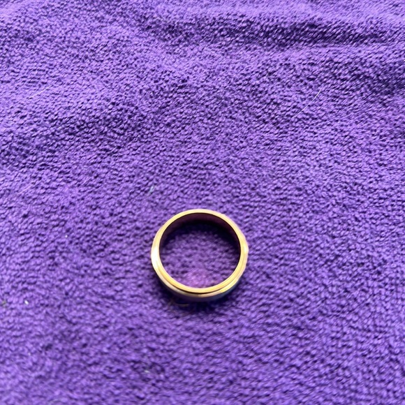 Rose Gold and Silver Men Ring - Picture 4 of 4